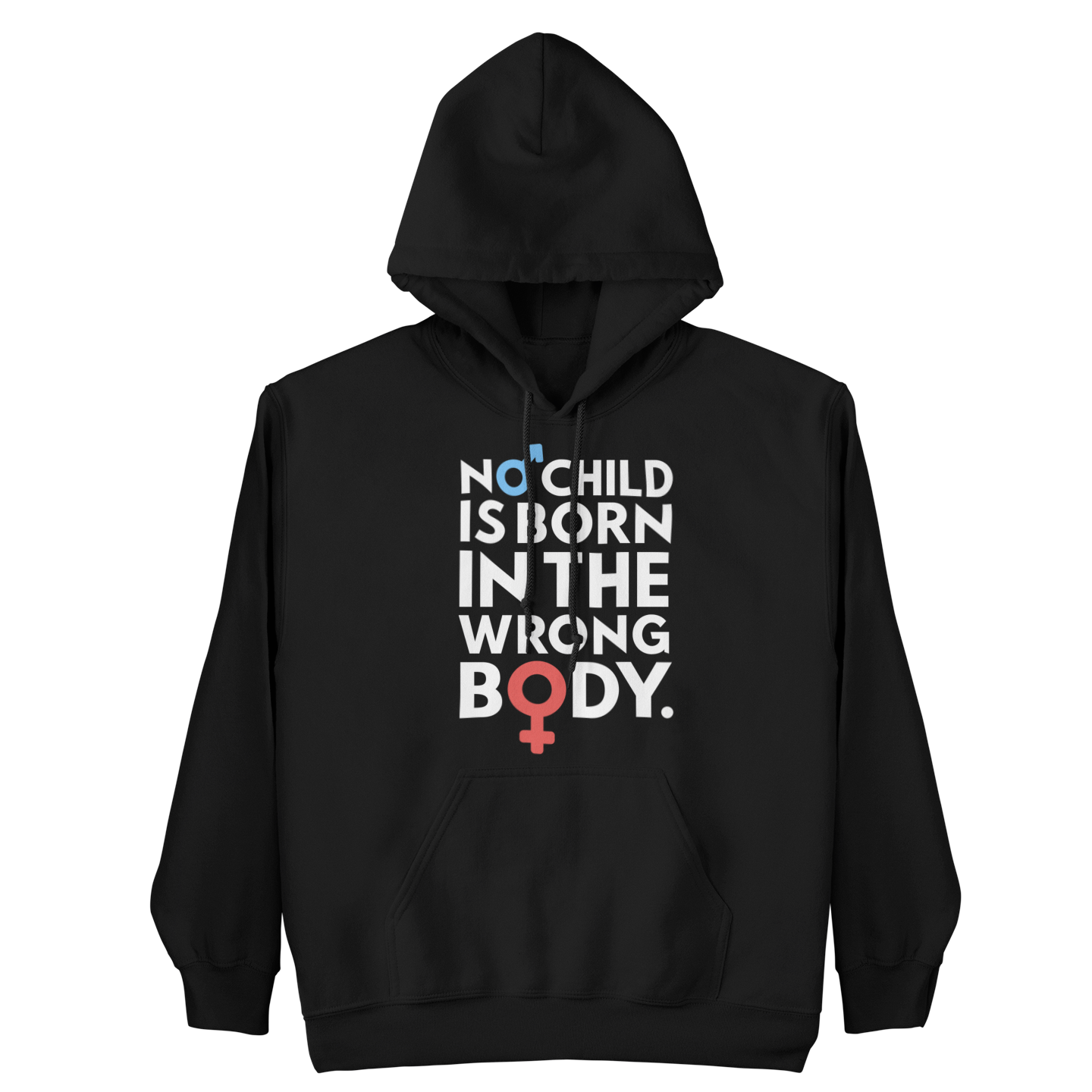 NO CHILD IS BORN IN THE WRONG BODY HOODIE