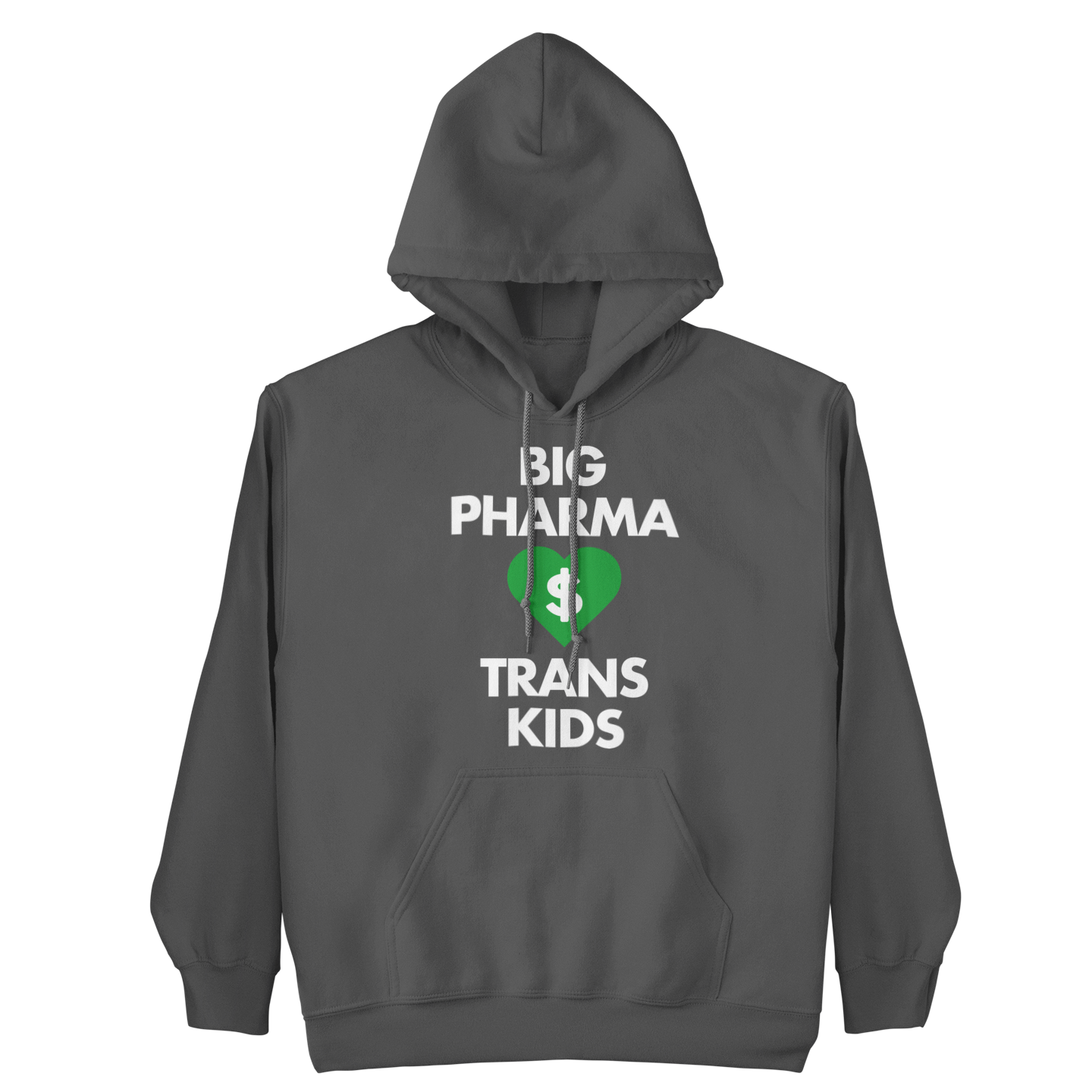 BIG PHARMA LOVES TRANS KIDS HOODIE