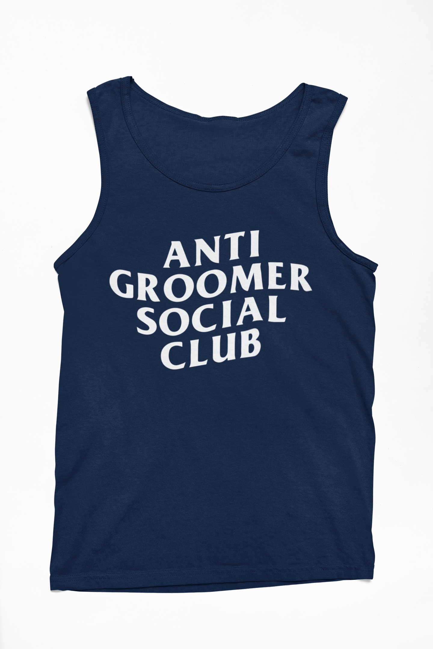 ANTI GROOMER SOCIAL CLUB MEN'S TANK TOP