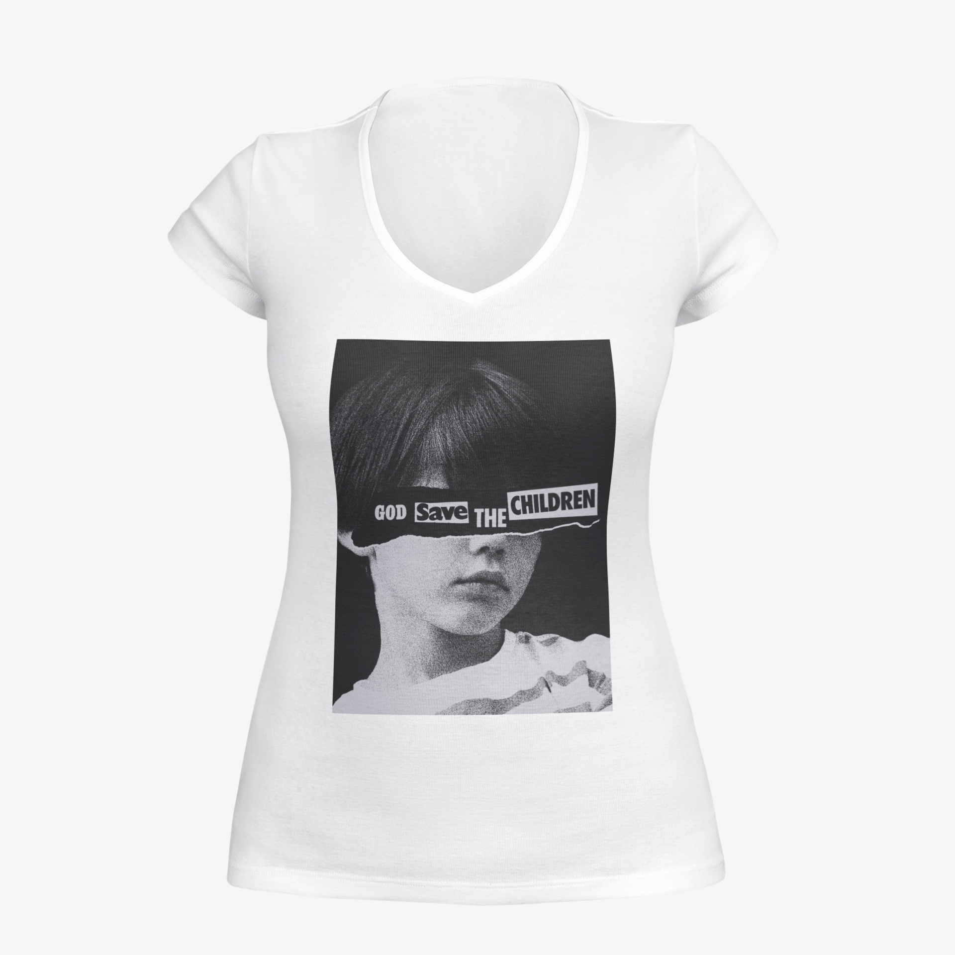 GOD SAVE THE CHILDREN WOMEN'S TEE