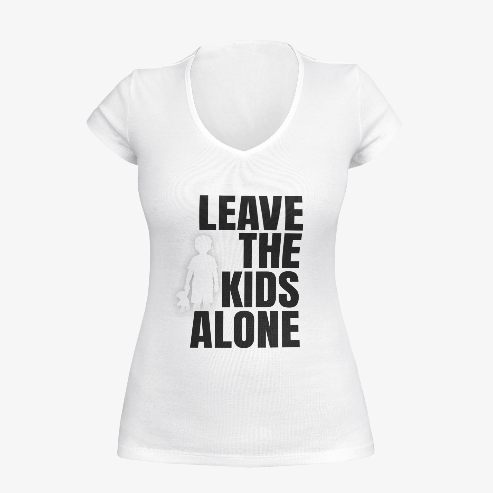 LEAVE THE KIDS ALONE WOMEN'S TEE