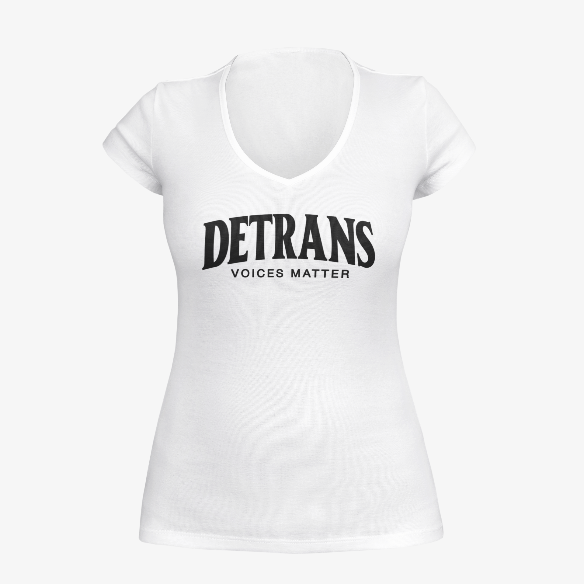 DETRANS VOICES MATTER WOMEN'S TEE