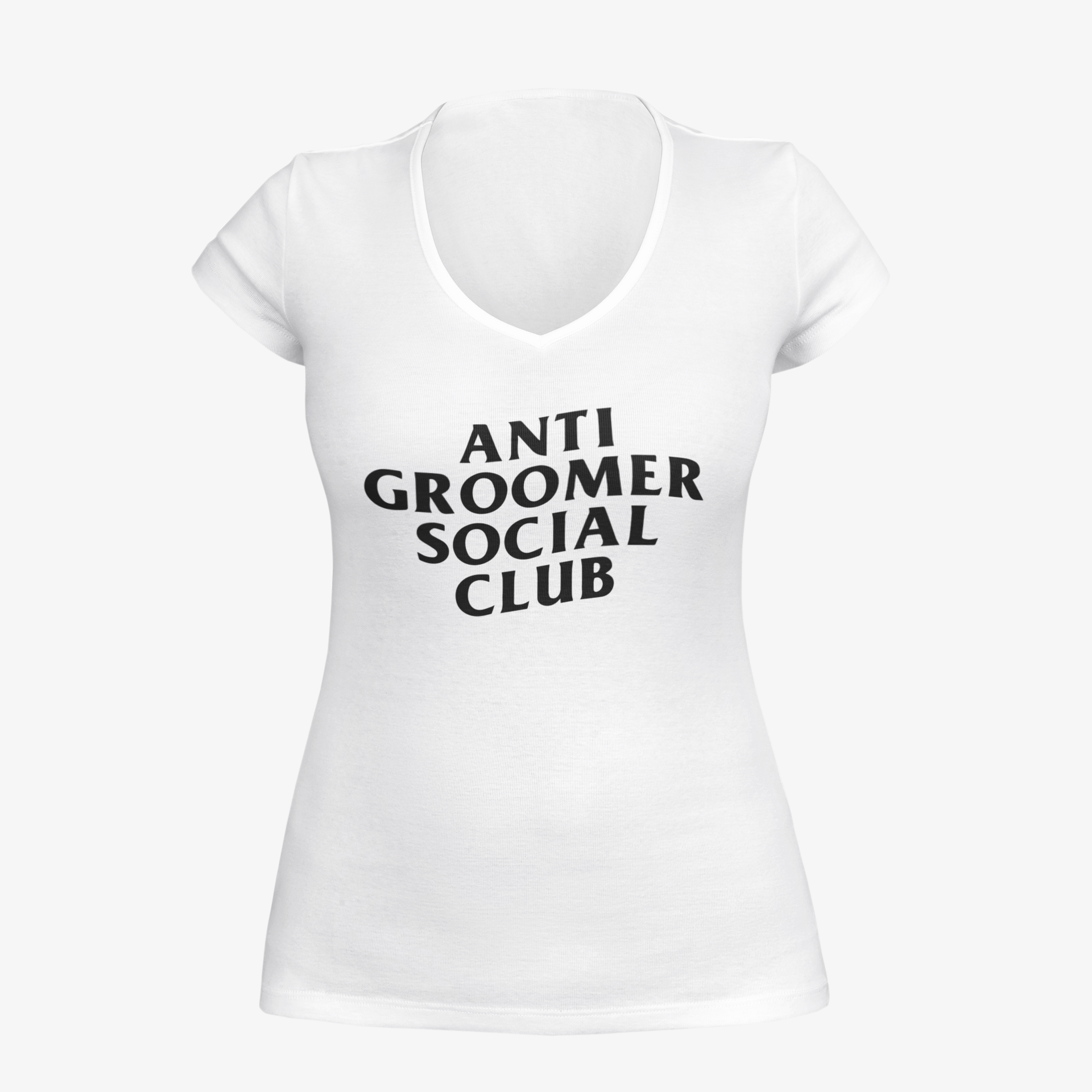 ANTI GROOMER SOCIAL CLUB WOMEN'S TEE