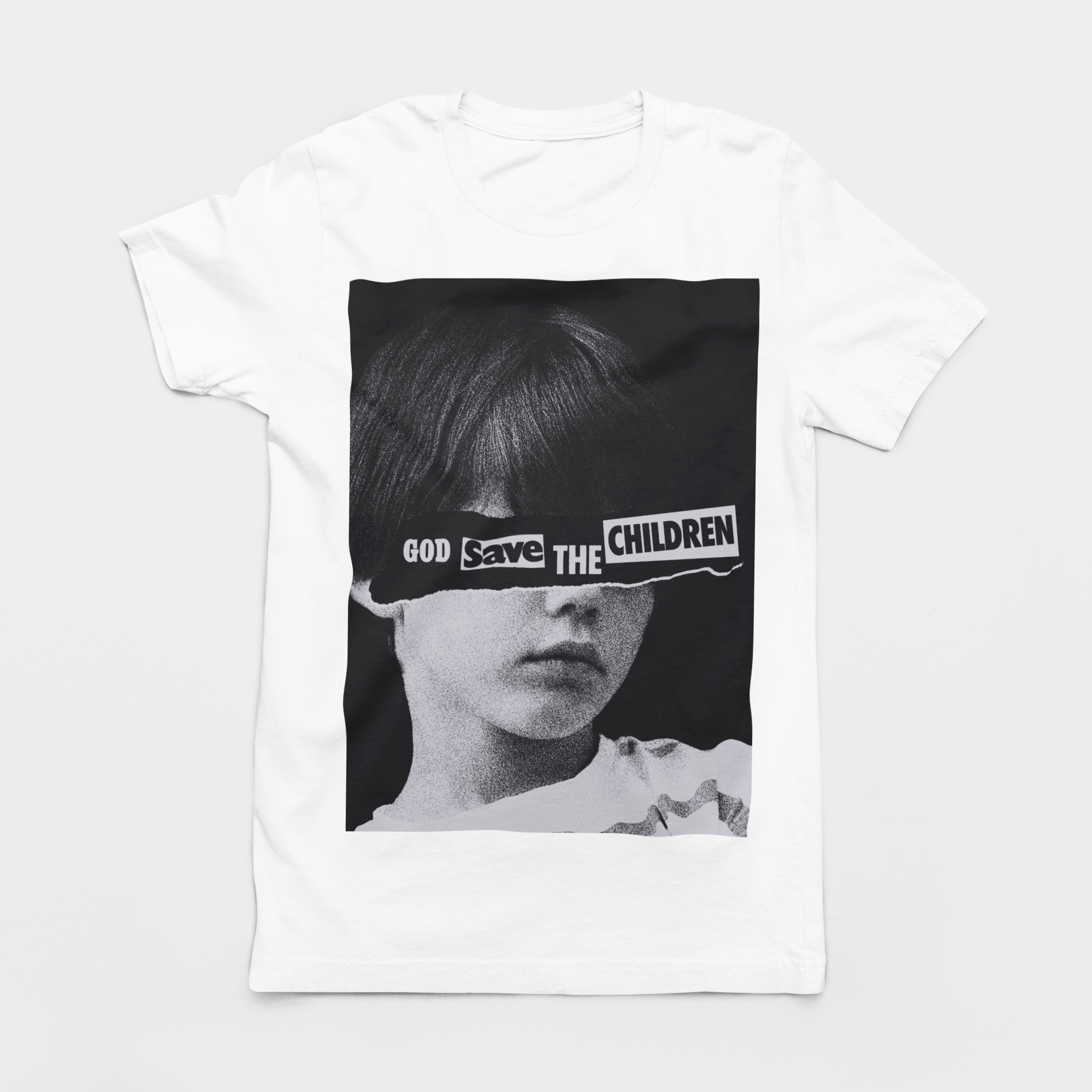 GOD SAVE THE CHILDREN UNISEX TEE