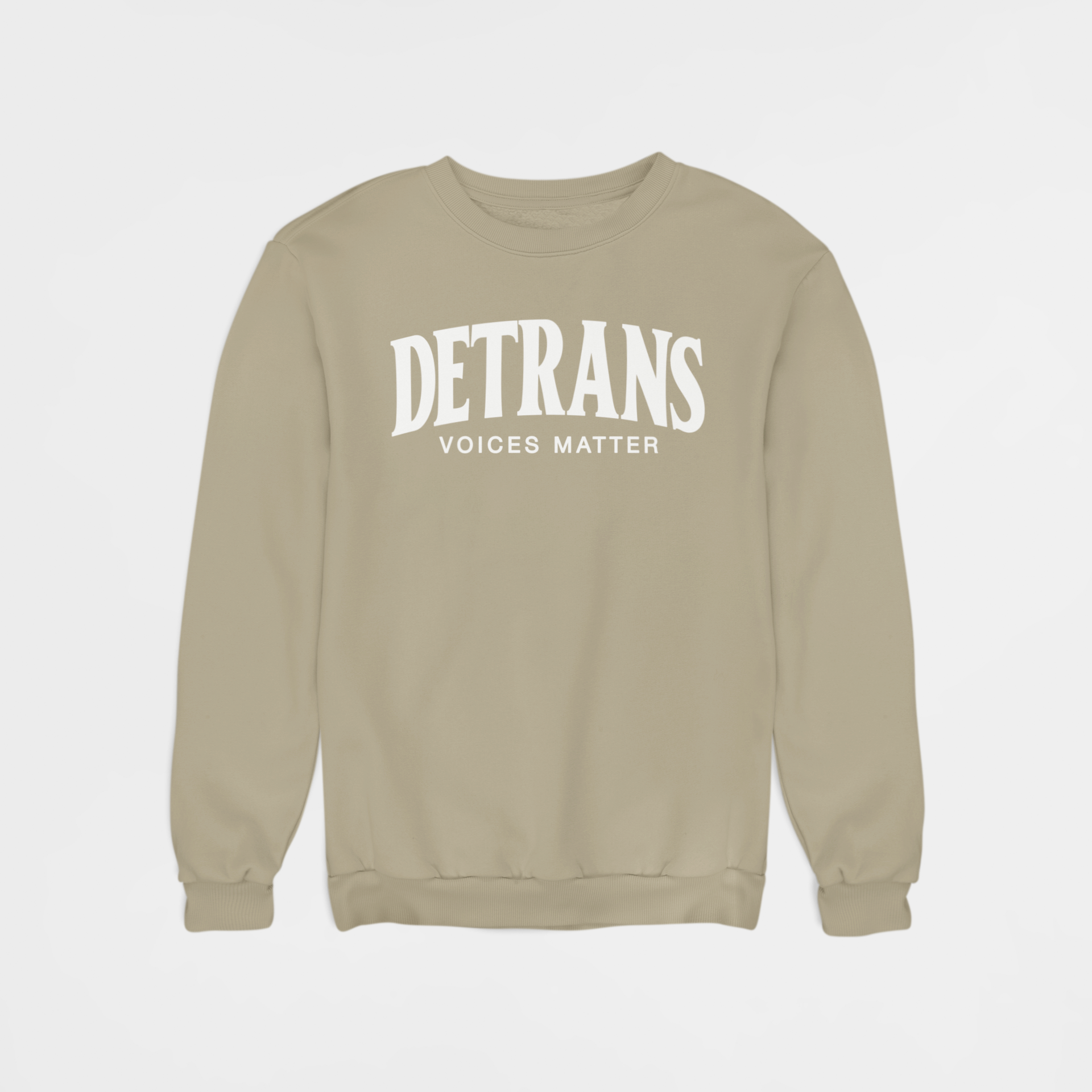 DETRANS VOICES MATTER SWEATSHIRT